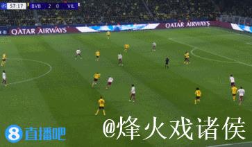 欧冠-吉拉西双响福伊特红牌 多特4-0比利亚雷亚尔